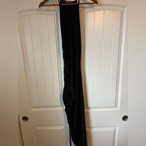 Missguided side rouched A line dress